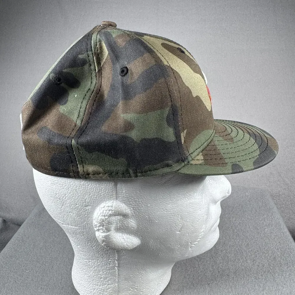 Miami Heat Hat Cap Fitted Mens‎ 6 3/4 Green Camo NBA Basketball 59FIFTY New Era